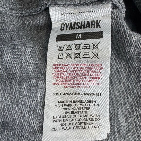 Gymshark Mens Critical Zip Jogger Sweatpants Size M Gray Workout Gym GMBT4252 - Picture 8 of 8